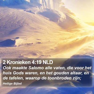 2 Kronieken 4:19 NLD Bible Verse Image