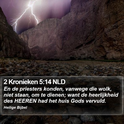 2 Kronieken 5:14 NLD Bible Verse Image