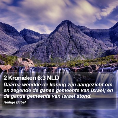 2 Kronieken 6:3 NLD Bible Verse Image