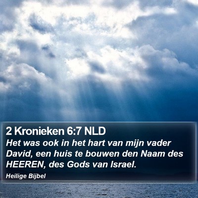 2 Kronieken 6:7 NLD Bible Verse Image