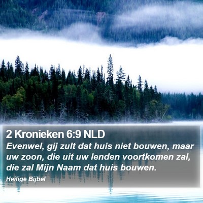 2 Kronieken 6:9 NLD Bible Verse Image