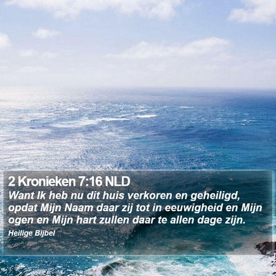 2 Kronieken 7:16 NLD Bible Verse Image