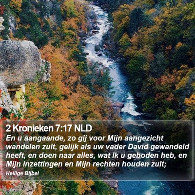 2 Kronieken 7:17 NLD Bible Verse Image