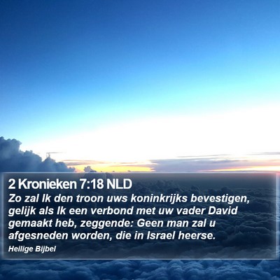 2 Kronieken 7:18 NLD Bible Verse Image