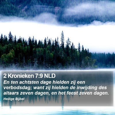 2 Kronieken 7:9 NLD Bible Verse Image