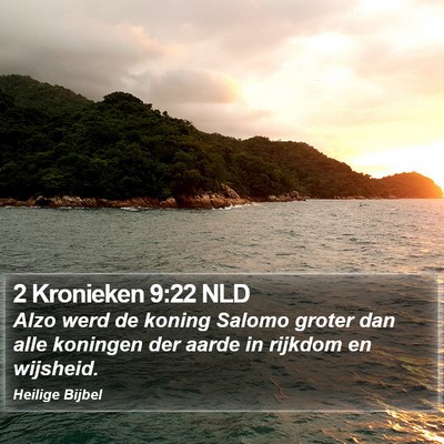 2 Kronieken 9:22 NLD Bible Verse Image
