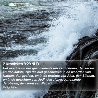 2 Kronieken 9:29 NLD Bible Verse Image