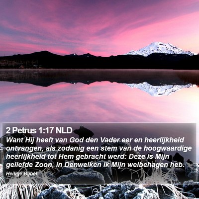 2 Petrus 1:17 NLD Bible Verse Image