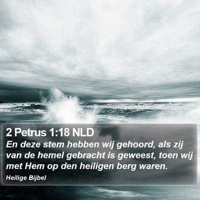 2 Petrus 1:18 NLD Bible Verse Image