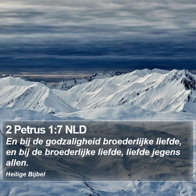 2 Petrus 1:7 NLD Bible Verse Image