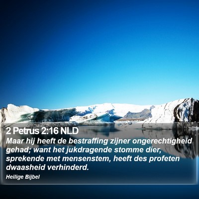 2 Petrus 2:16 NLD Bible Verse Image