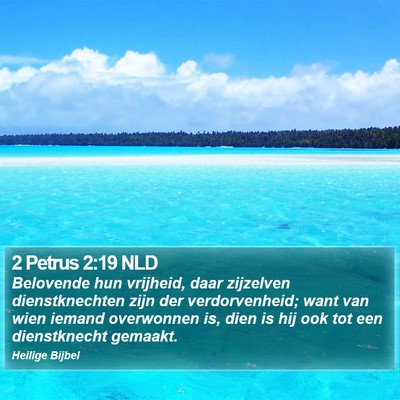 2 Petrus 2:19 NLD Bible Verse Image