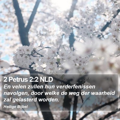 2 Petrus 2:2 NLD Bible Verse Image