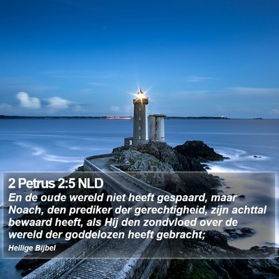 2 Petrus 2:5 NLD Bible Verse Image