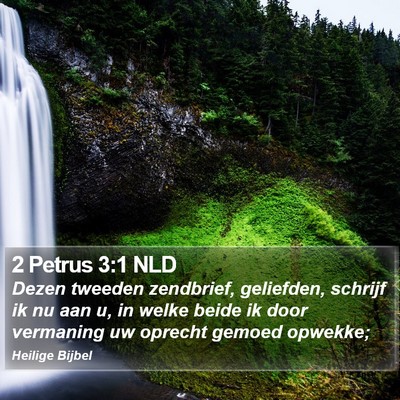 2 Petrus 3:1 NLD Bible Verse Image