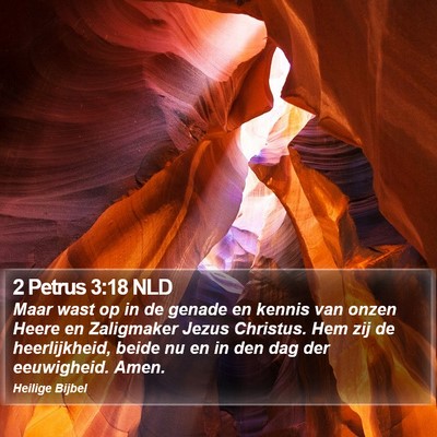 2 Petrus 3:18 NLD Bible Verse Image