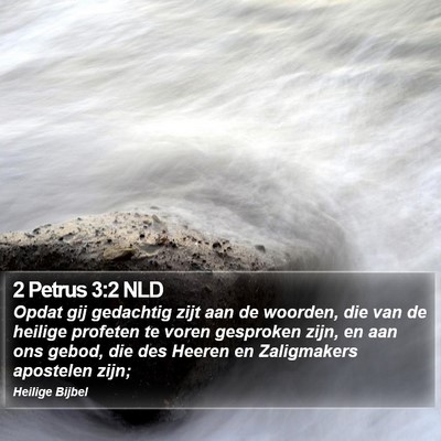 2 Petrus 3:2 NLD Bible Verse Image