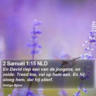 2 Samuël 1:15 NLD Bible Verse Image