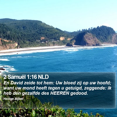2 Samuël 1:16 NLD Bible Verse Image