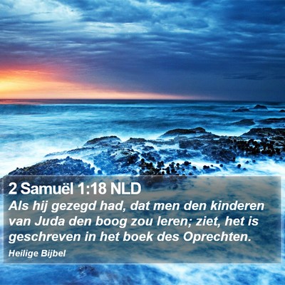 2 Samuël 1:18 NLD Bible Verse Image