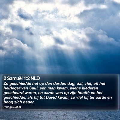 2 Samuël 1:2 NLD Bible Verse Image