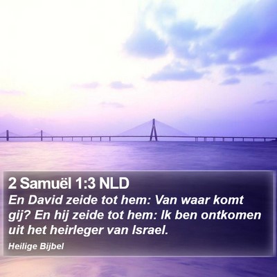 2 Samuël 1:3 NLD Bible Verse Image
