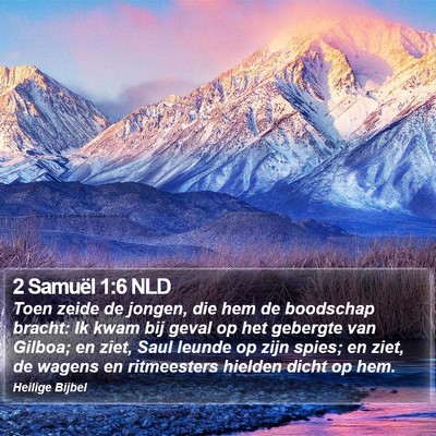 2 Samuël 1:6 NLD Bible Verse Image