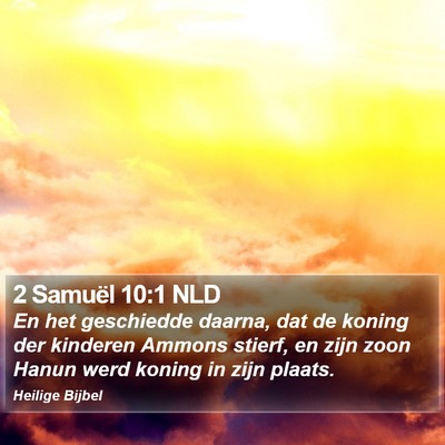 2 Samuël 10:1 NLD Bible Verse Image
