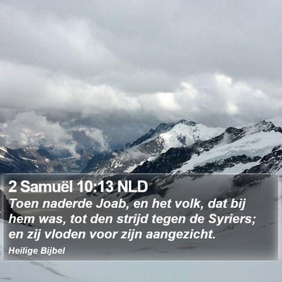 2 Samuël 10:13 NLD Bible Verse Image