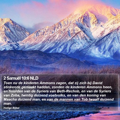 2 Samuël 10:6 NLD Bible Verse Image