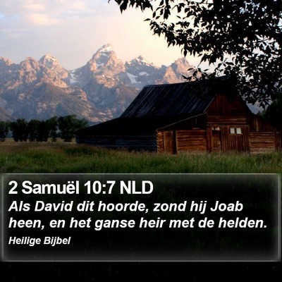 2 Samuël 10:7 NLD Bible Verse Image