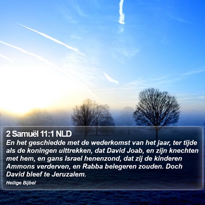 2 Samuël 11:1 NLD Bible Verse Image