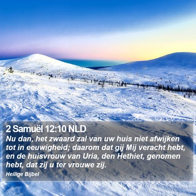 2 Samuël 12:10 NLD Bible Verse Image