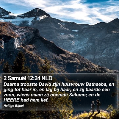 2 Samuël 12:24 NLD Bible Verse Image