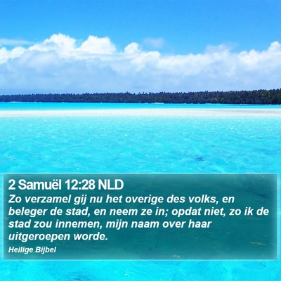 2 Samuël 12:28 NLD Bible Verse Image
