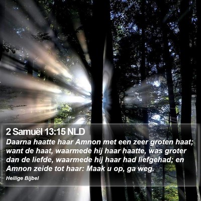 2 Samuël 13:15 NLD Bible Verse Image