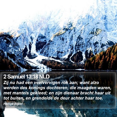 2 Samuël 13:18 NLD Bible Verse Image