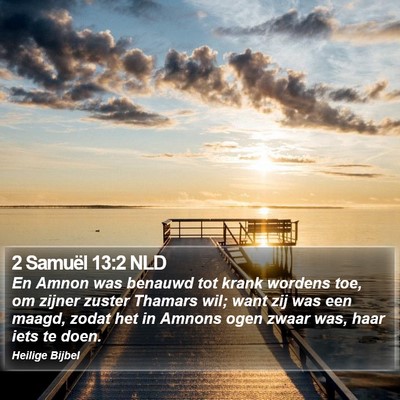 2 Samuël 13:2 NLD Bible Verse Image