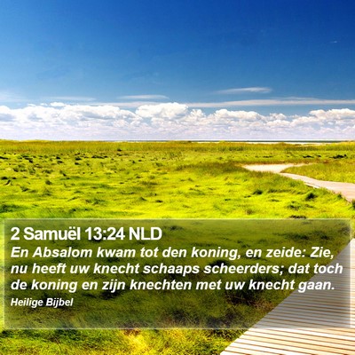 2 Samuël 13:24 NLD Bible Verse Image