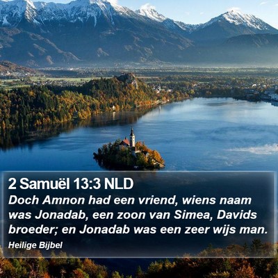 2 Samuël 13:3 NLD Bible Verse Image