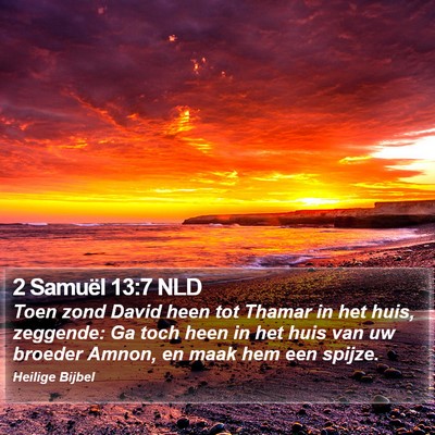 2 Samuël 13:7 NLD Bible Verse Image