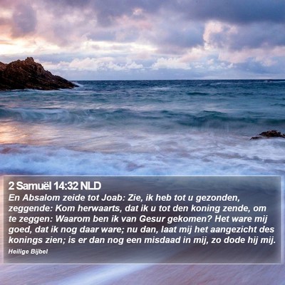 2 Samuël 14:32 NLD Bible Verse Image