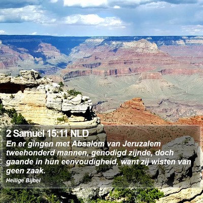 2 Samuël 15:11 NLD Bible Verse Image