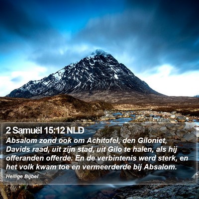 2 Samuël 15:12 NLD Bible Verse Image