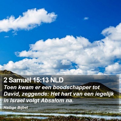 2 Samuël 15:13 NLD Bible Verse Image