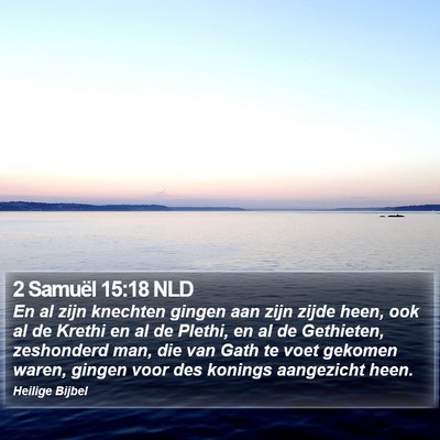 2 Samuël 15:18 NLD Bible Verse Image