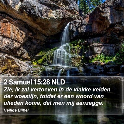 2 Samuël 15:28 NLD Bible Verse Image