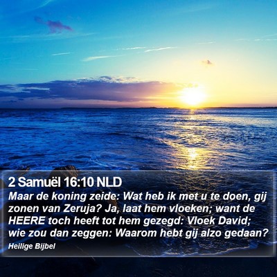 2 Samuël 16:10 NLD Bible Verse Image