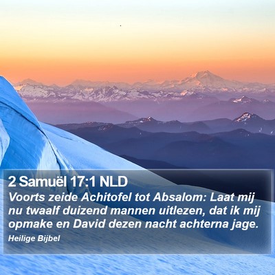 2 Samuël 17:1 NLD Bible Verse Image