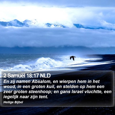 2 Samuël 18:17 NLD Bible Verse Image